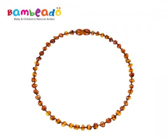 Bambeado 班比度 天然琥珀项链 干邑色 Bambeado 班比度 天然琥珀项链 干邑色